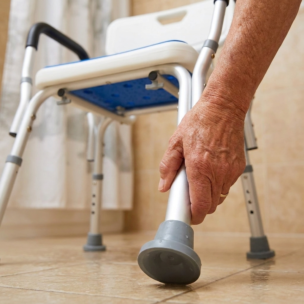 Shower Chair with Backrest benefit close-up