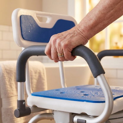 360 Swivel Shower Chair benefit close-up