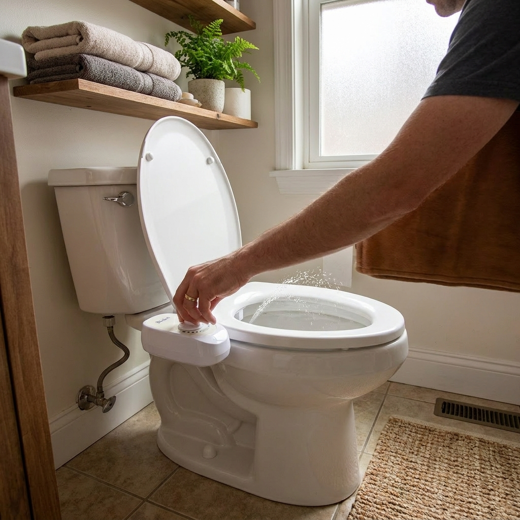 Non-Electric Bidet Attachment lifestyle