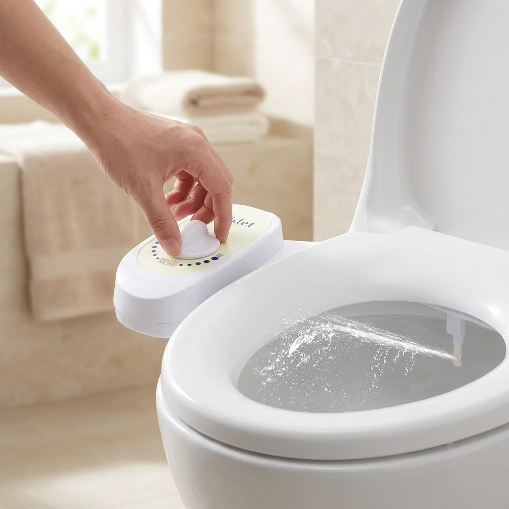 Non-Electric Bidet Attachment benefit close-up