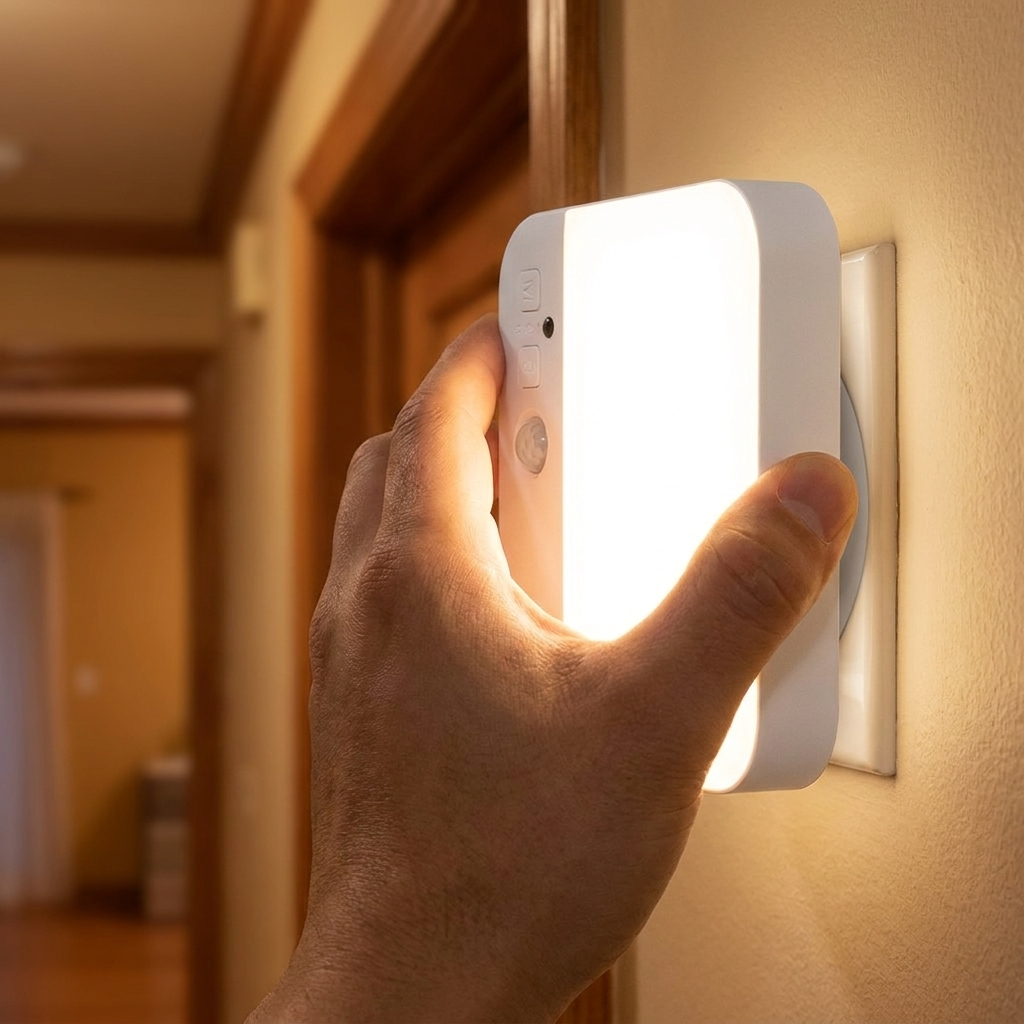Motion-Sensor Ceiling Light benefit close-up