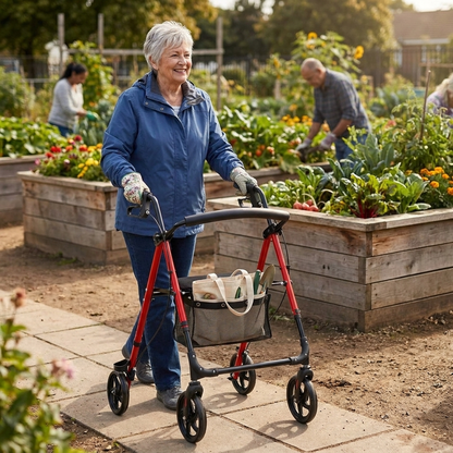 Foldable Rollator Walker lifestyle