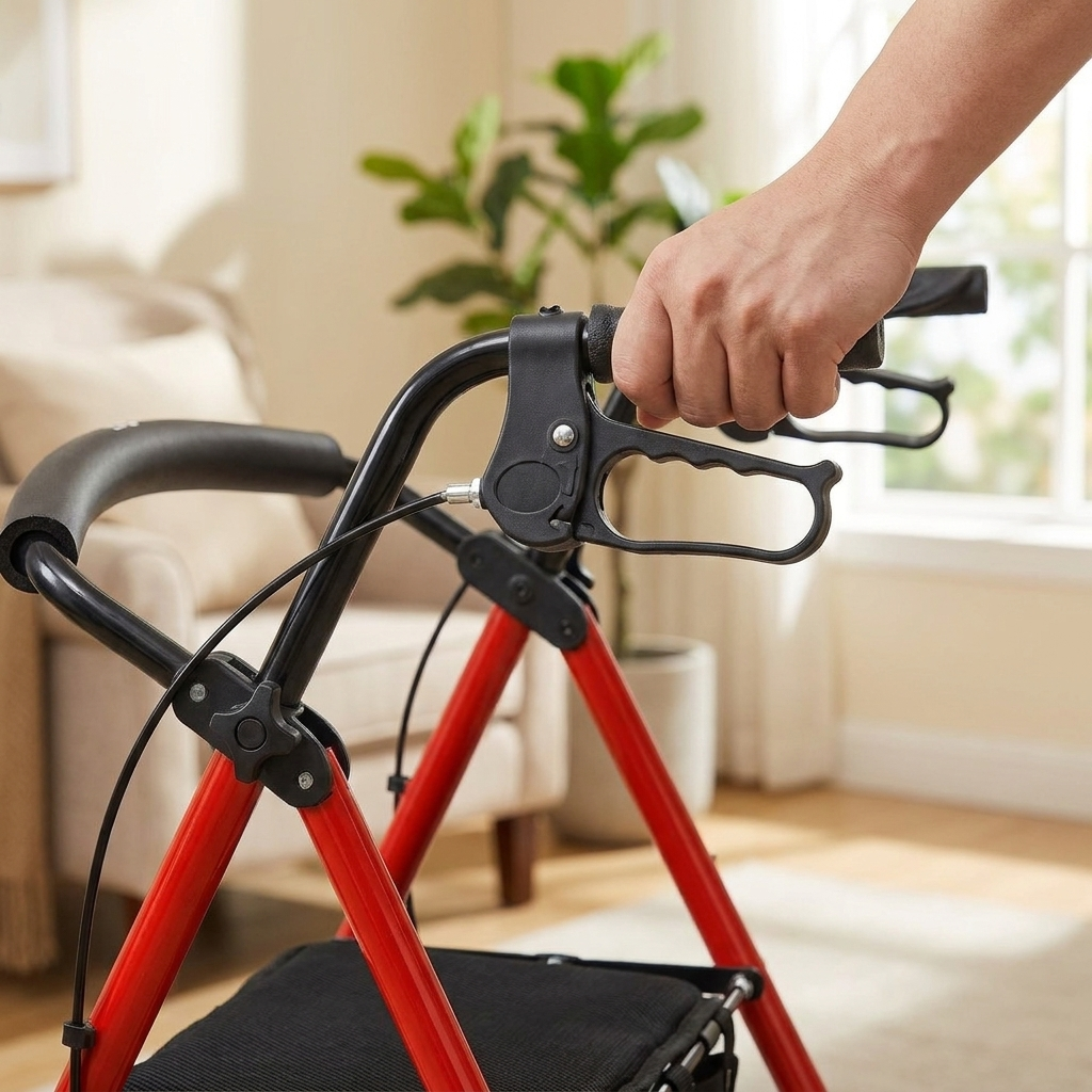 Foldable Rollator Walker benefit close-up