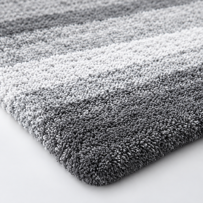 Close-up of the non-slip textured surface of the bath mat