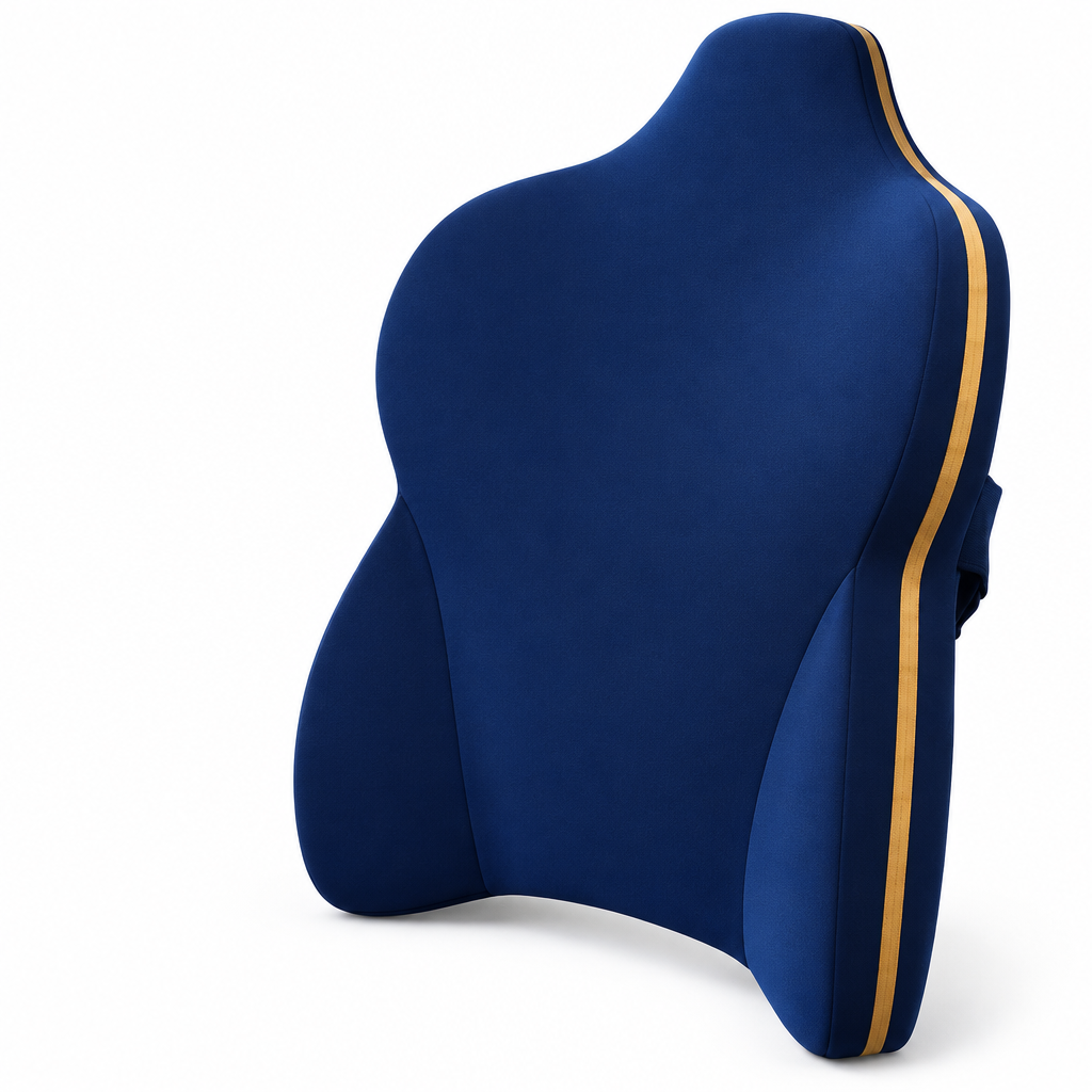 Premium memory foam chair cushion set, studio product photo