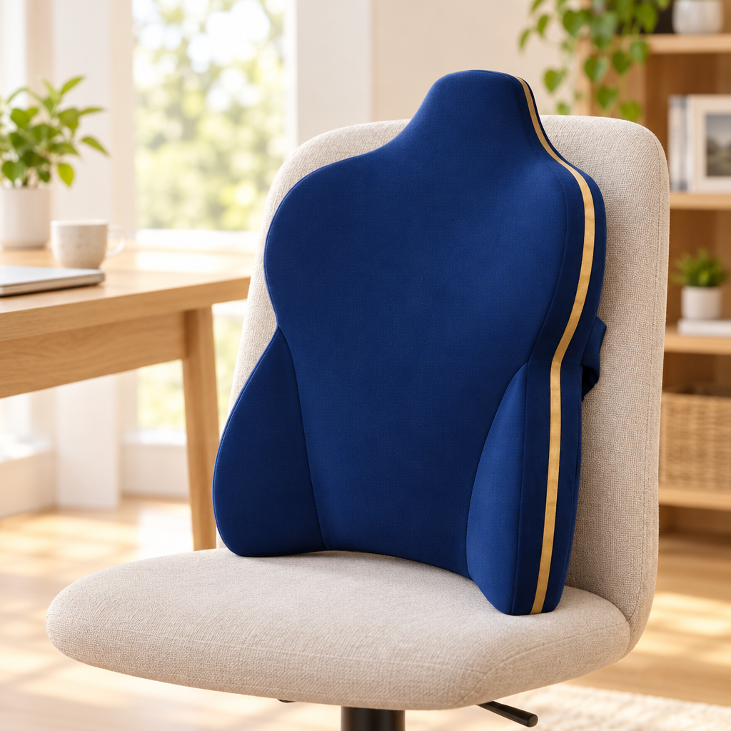Chair cushion set shown in a bright uncluttered home interior