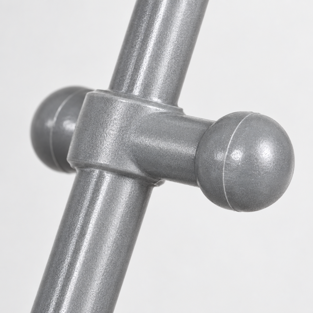 Close-up detail of the acupressure stick surface and grip