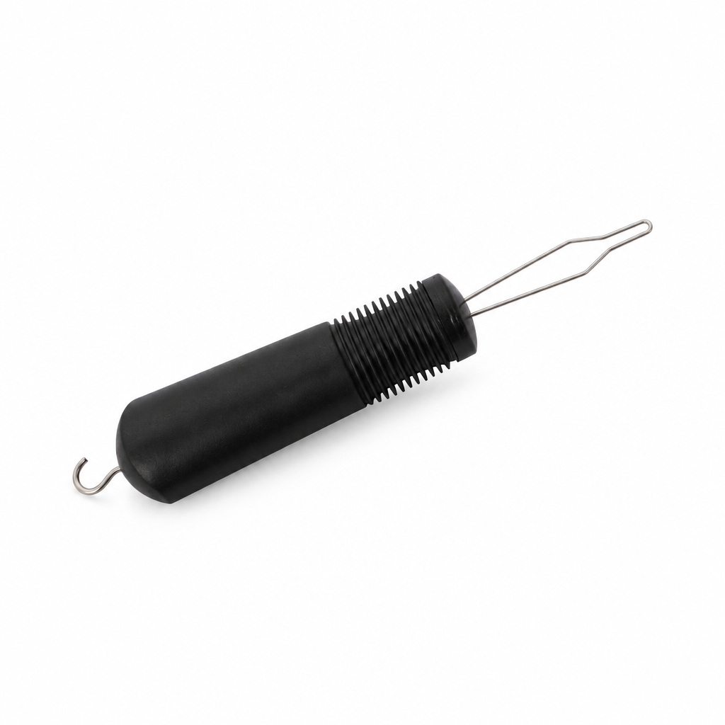 Button and zipper dressing aid, studio product photo